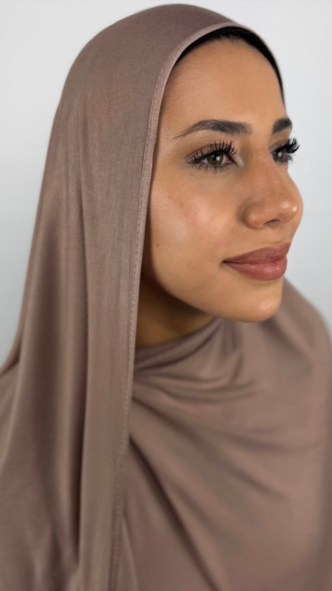 Bambus Touch Premium Jersey Hijab - Bronzing Brown