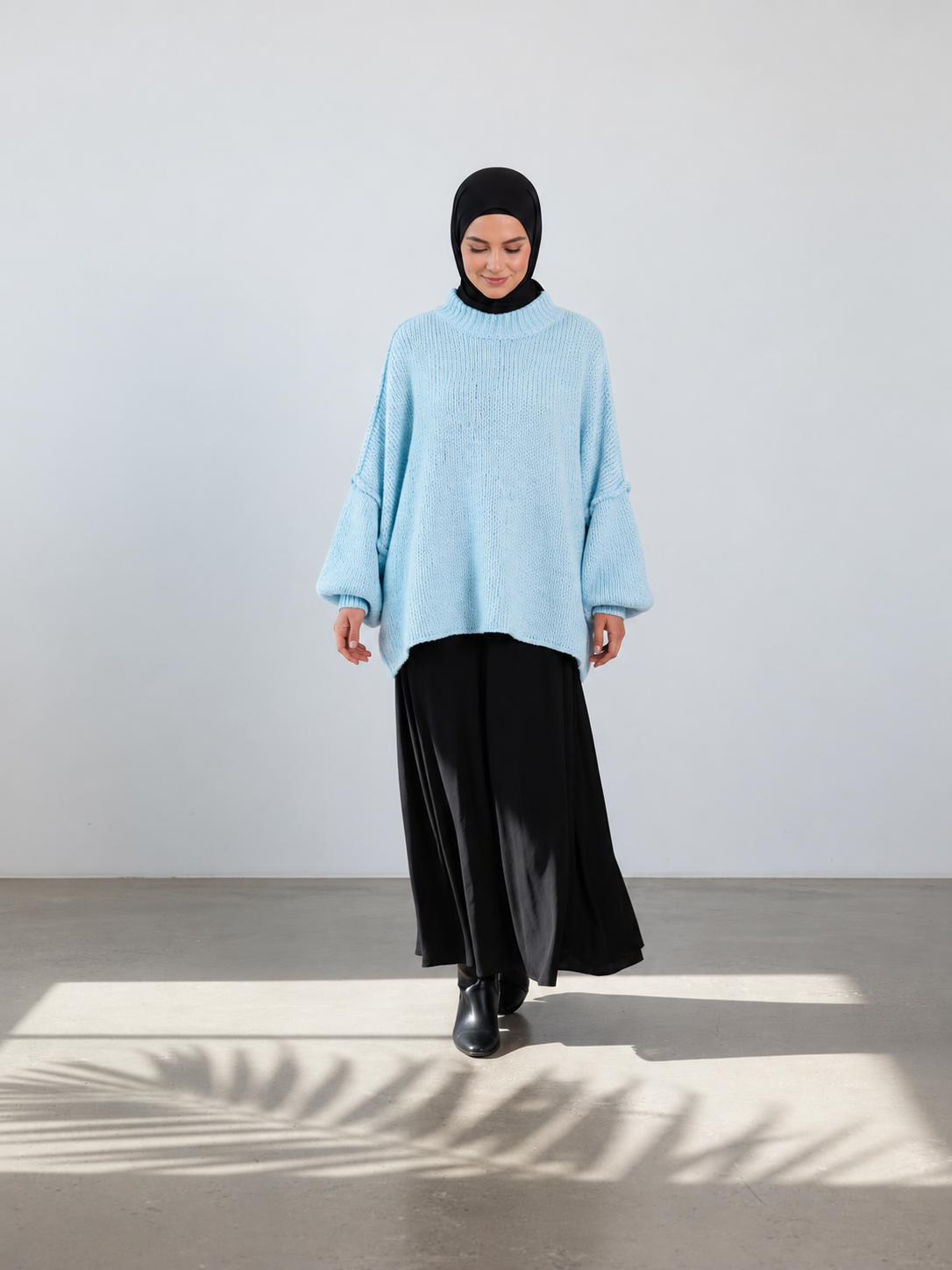 Strickpullover Raha - Blau