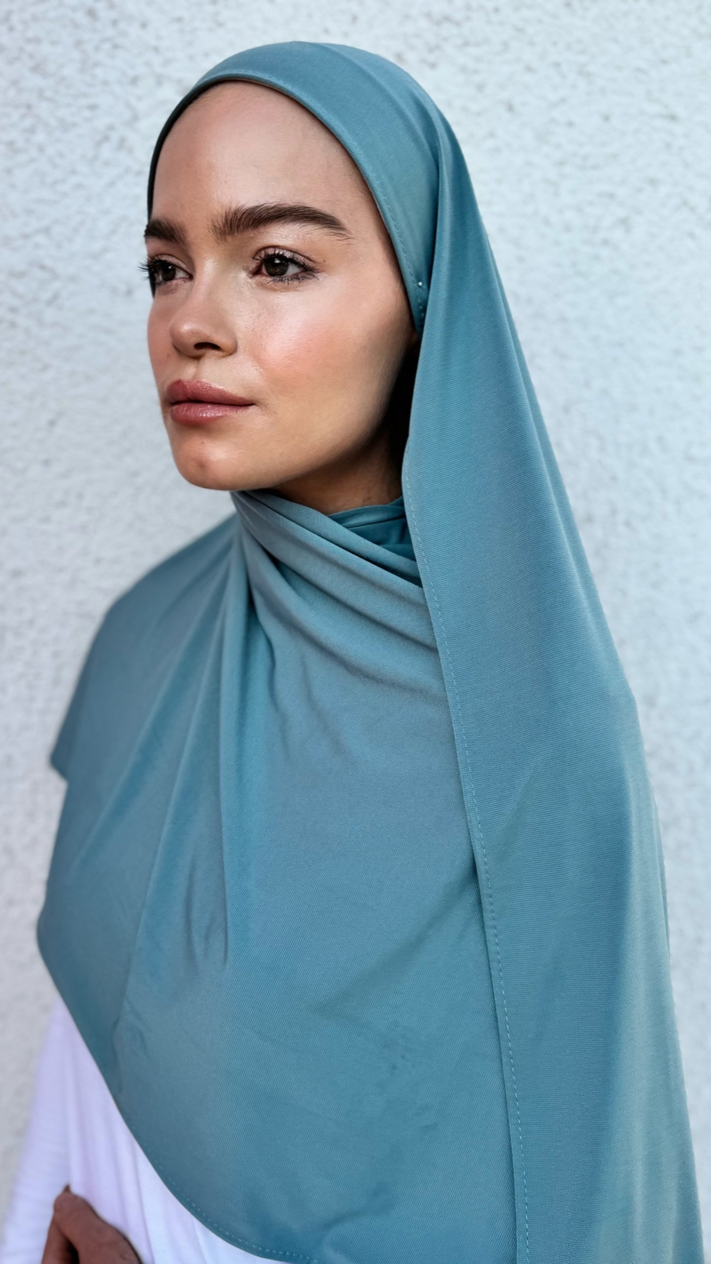 Premium Jersey Hijab - Sky Blue