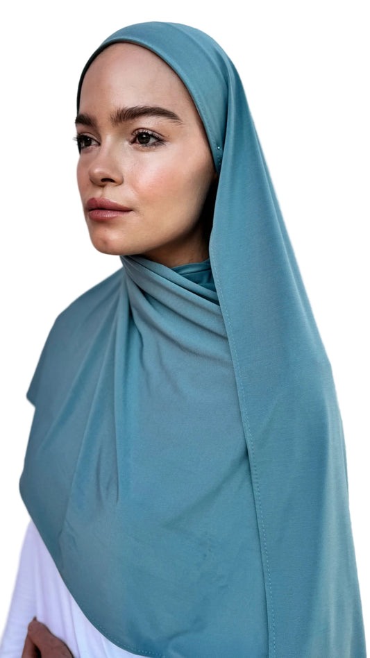 Premium Jersey Hijab - Sky Blue