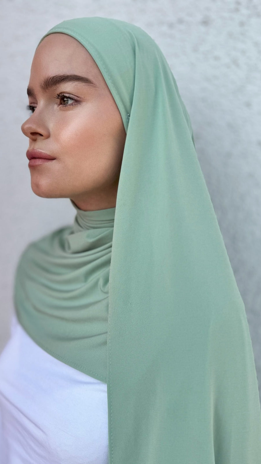 Premium Jersey Hijab - Mint