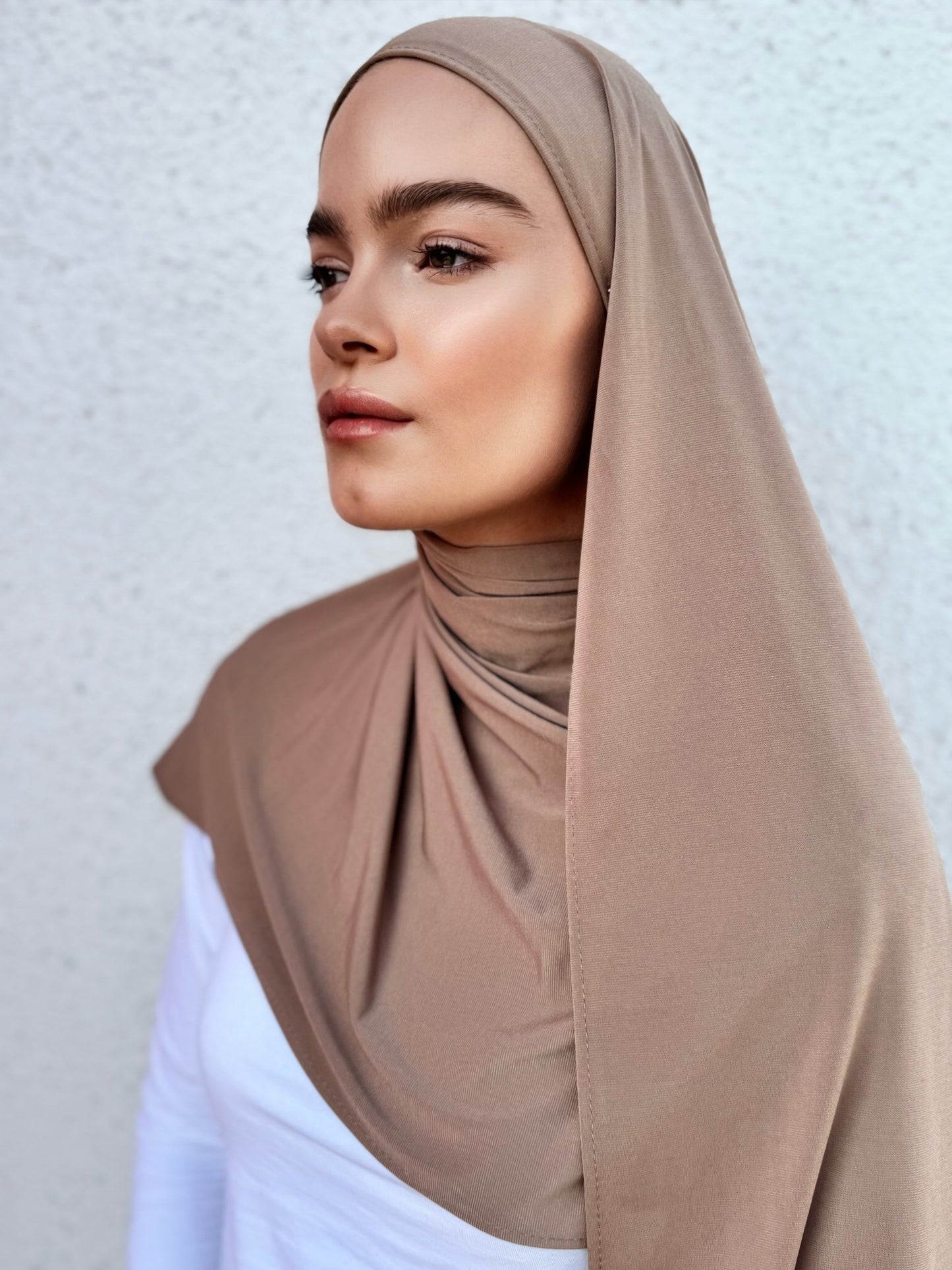 Premium Jersey Hijab - Altrosa