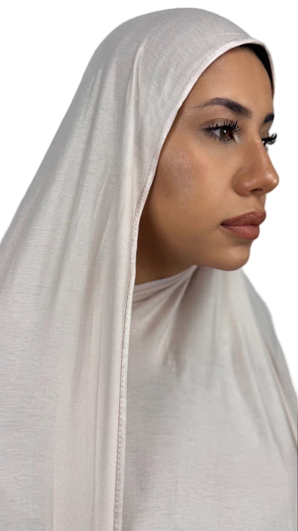 Bambus Touch Premium Jersey Hijab - Beige