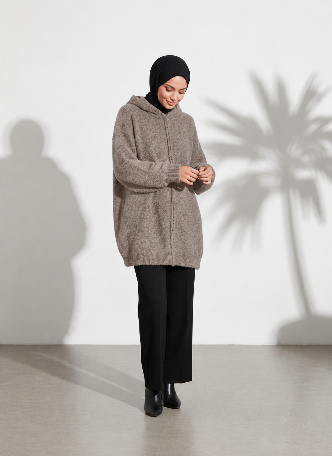 Strickpullover Lamis - Taupe