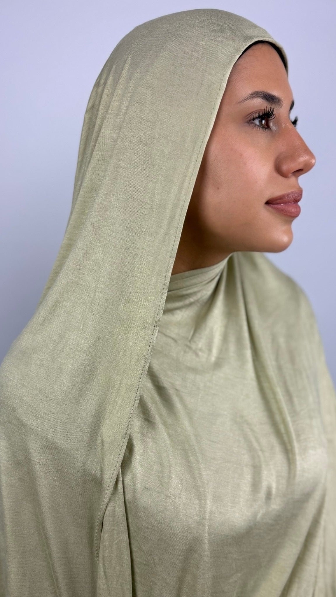 Bambus Touch Premium Jersey Hijab - Pistachio