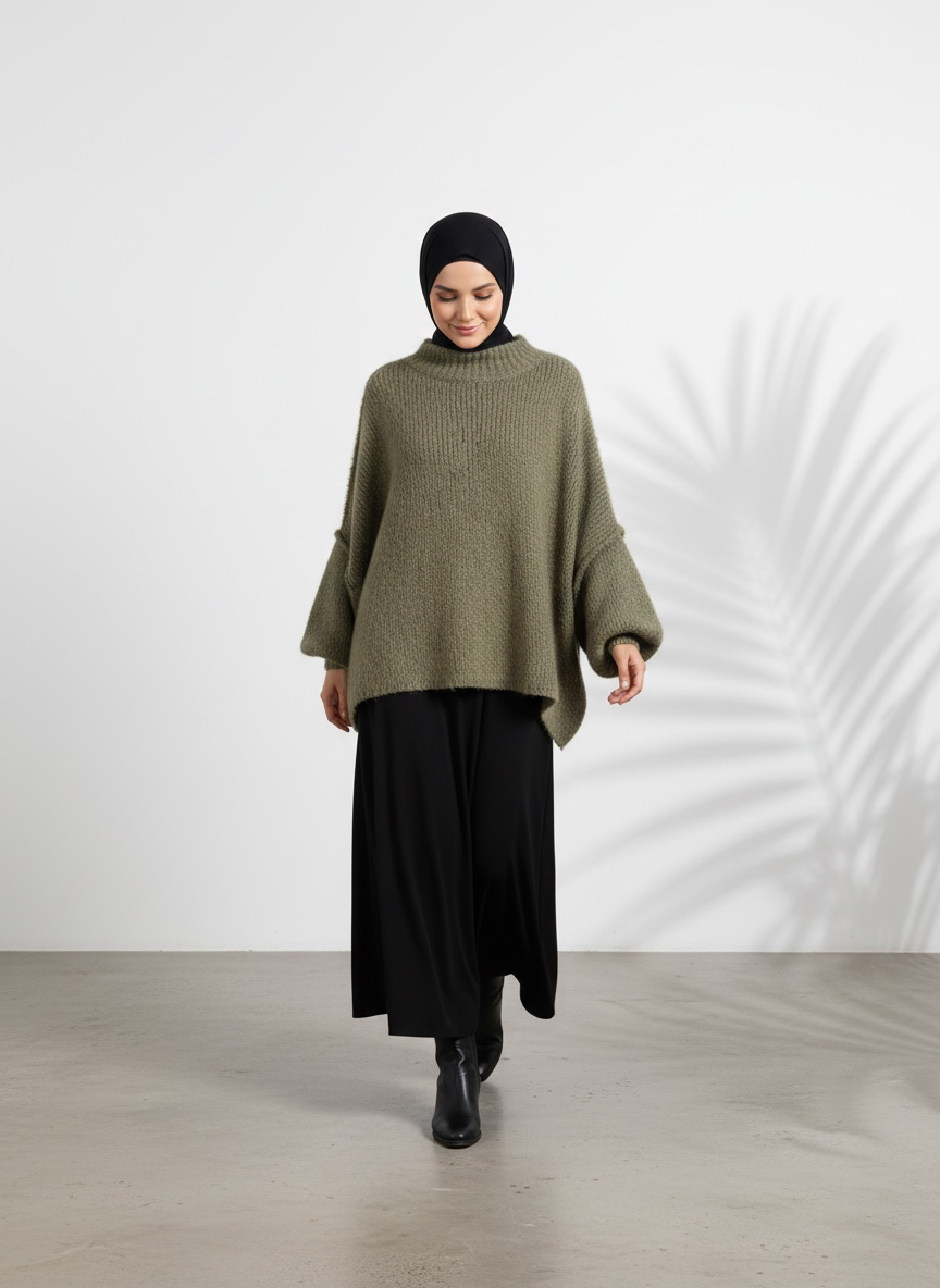 Strickpullover Raha - Olive