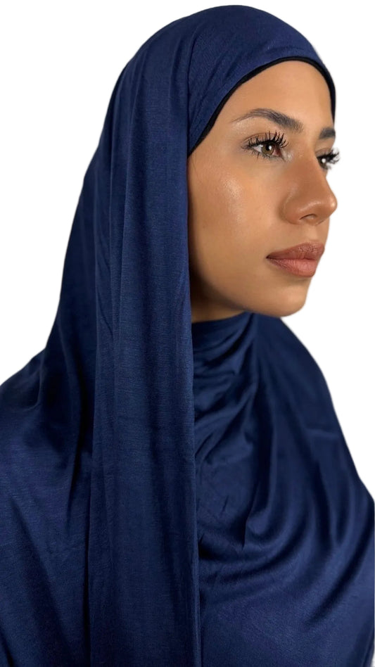 Bambus Touch Premium Jersey Hijab - Royal Blue
