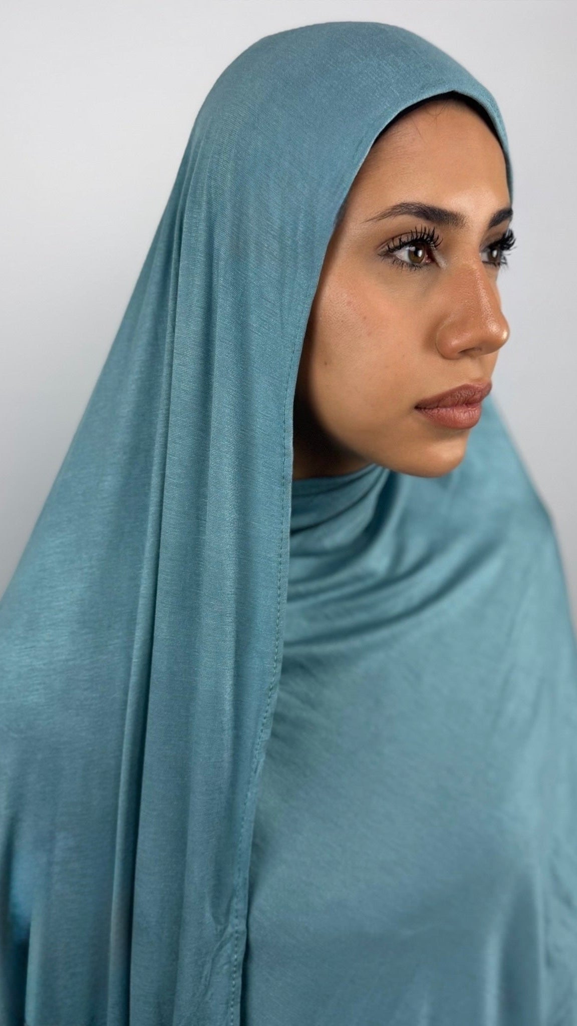 Bambus Touch Premium Jersey Hijab - Sky Blue