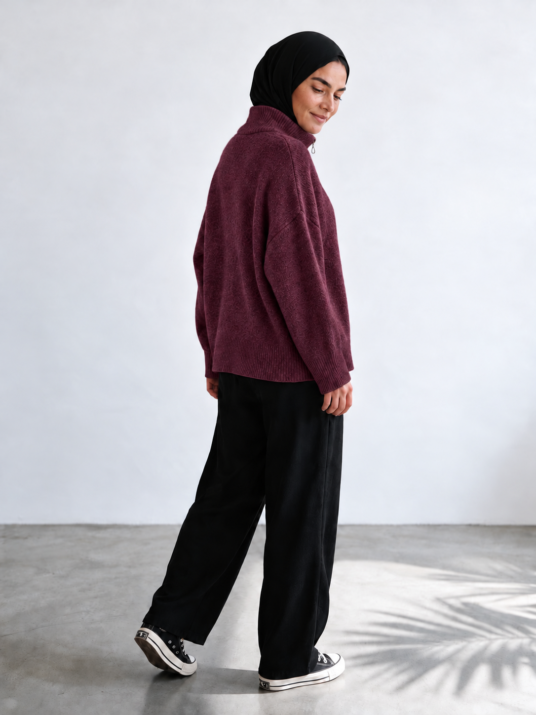 Strickjacke Rabia - Bordeaux