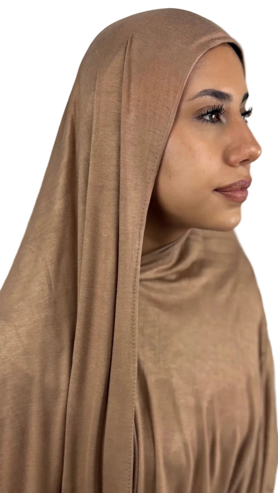 Bambus Touch Premium Jersey Hijab - Cappuccino
