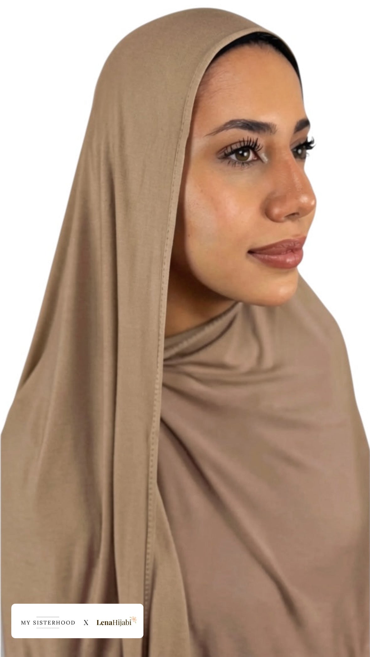 Bambus Touch Premium Hijab - My Sisterhood x Lenahijabi‘s Caramell