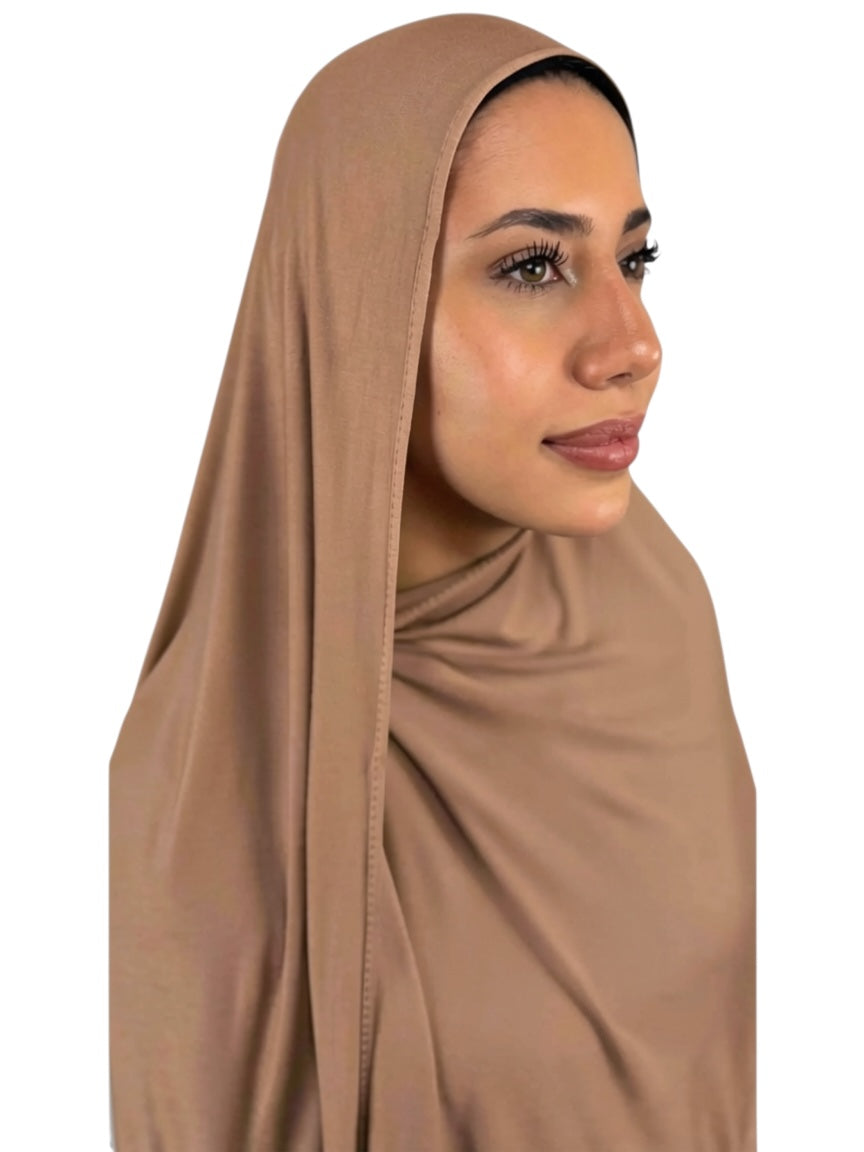 Bambus Touch Premium Hijab - Soft Hazel