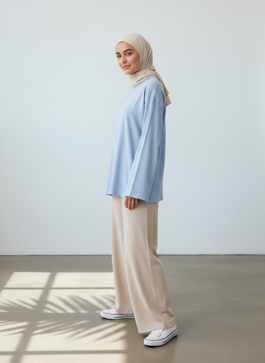 🌿 Oberteil Nayla 2.0 - Light Blue
