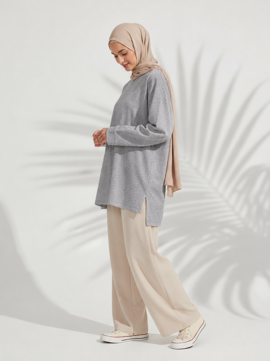 🌿Oberteil Nani - Light Grey