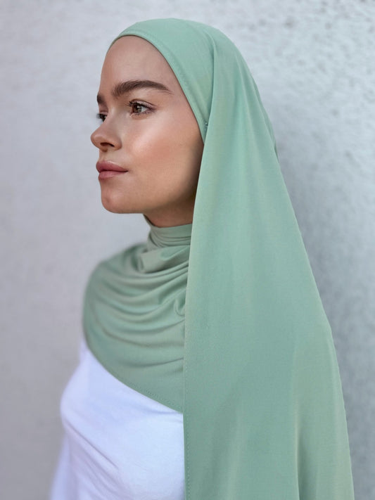 Premium Jersey Hijab - Mint