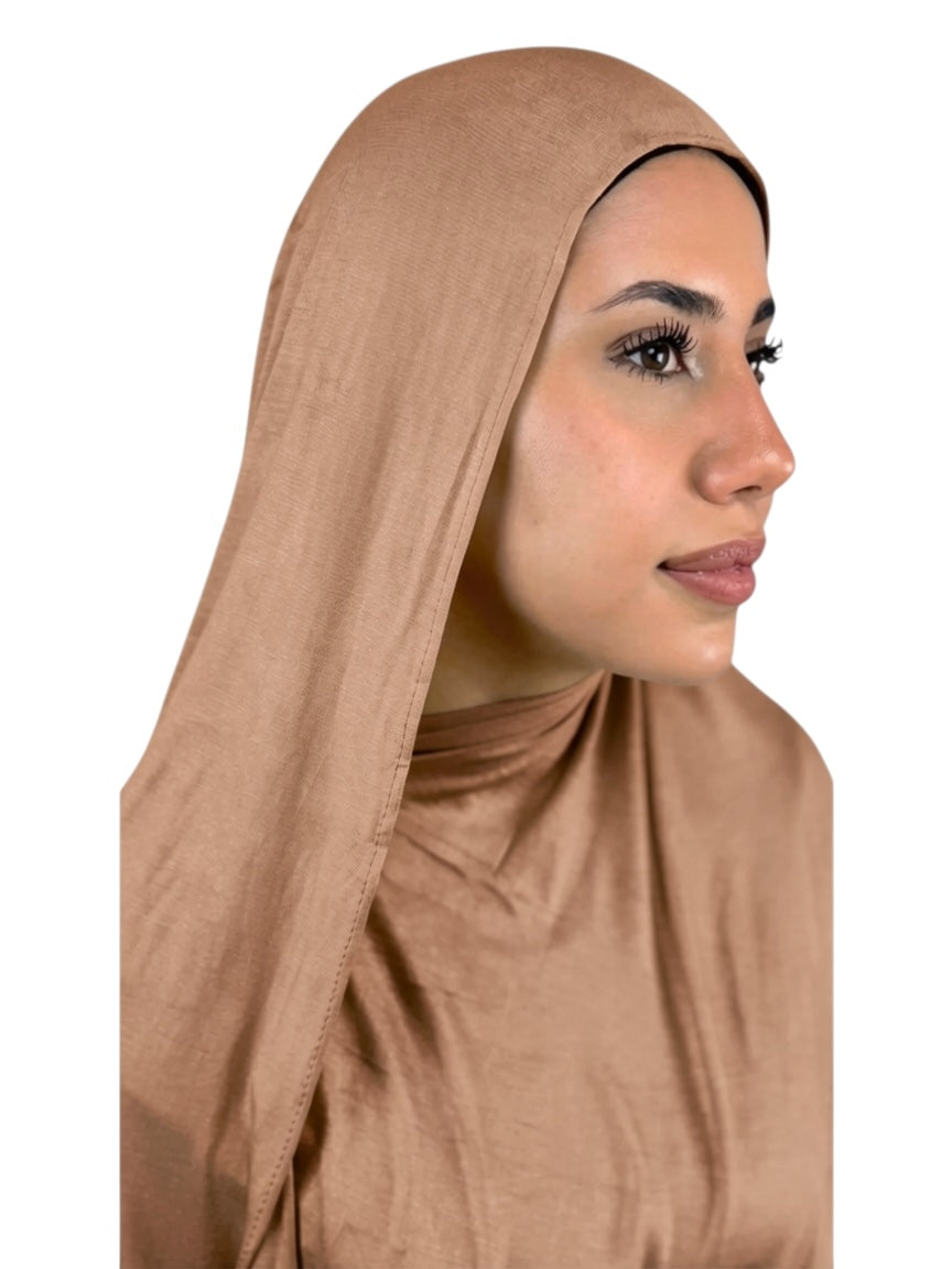 Bambus Touch Premium Hijab - Soft Hazel