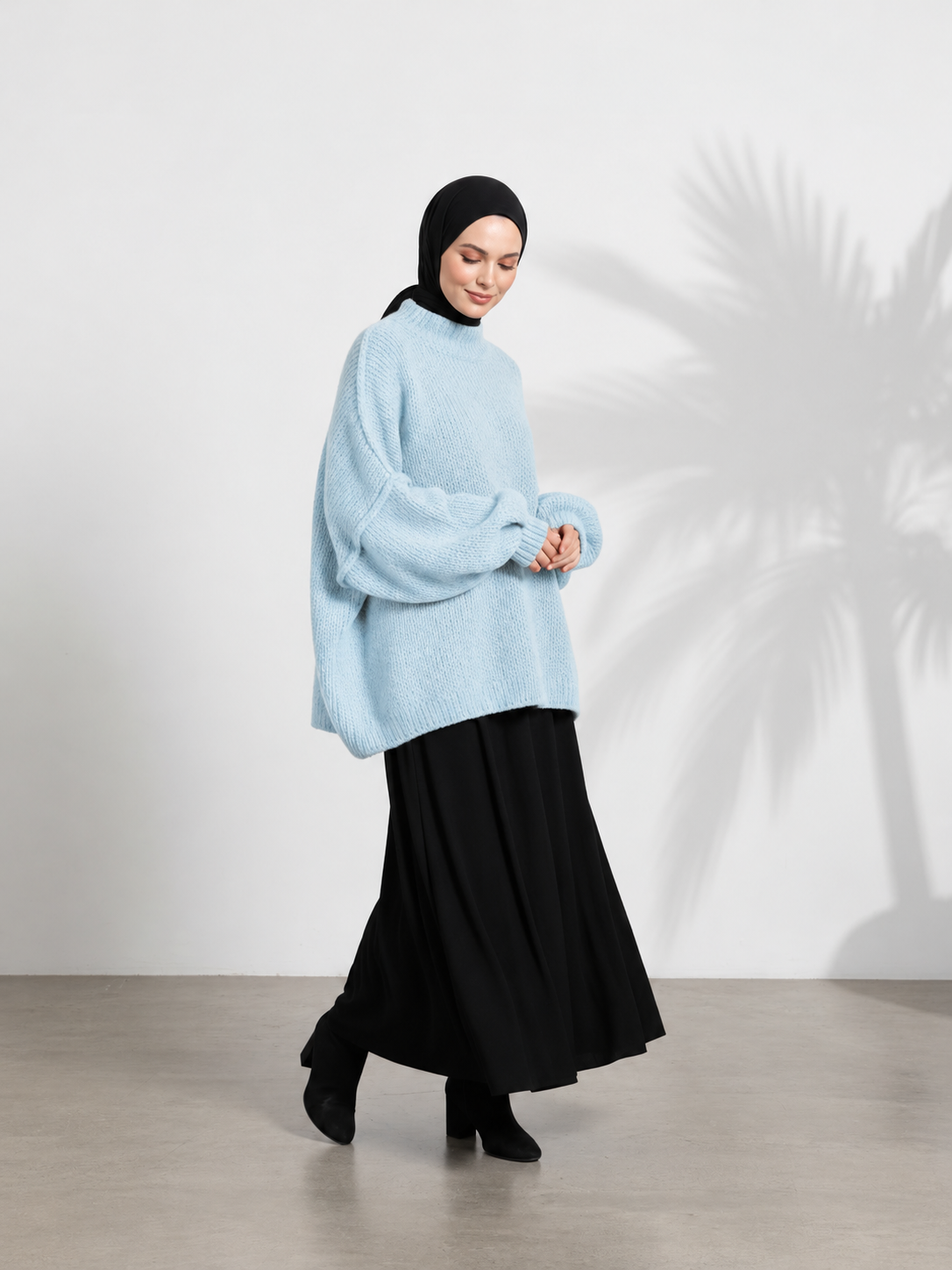 Strickpullover Raha - Blau