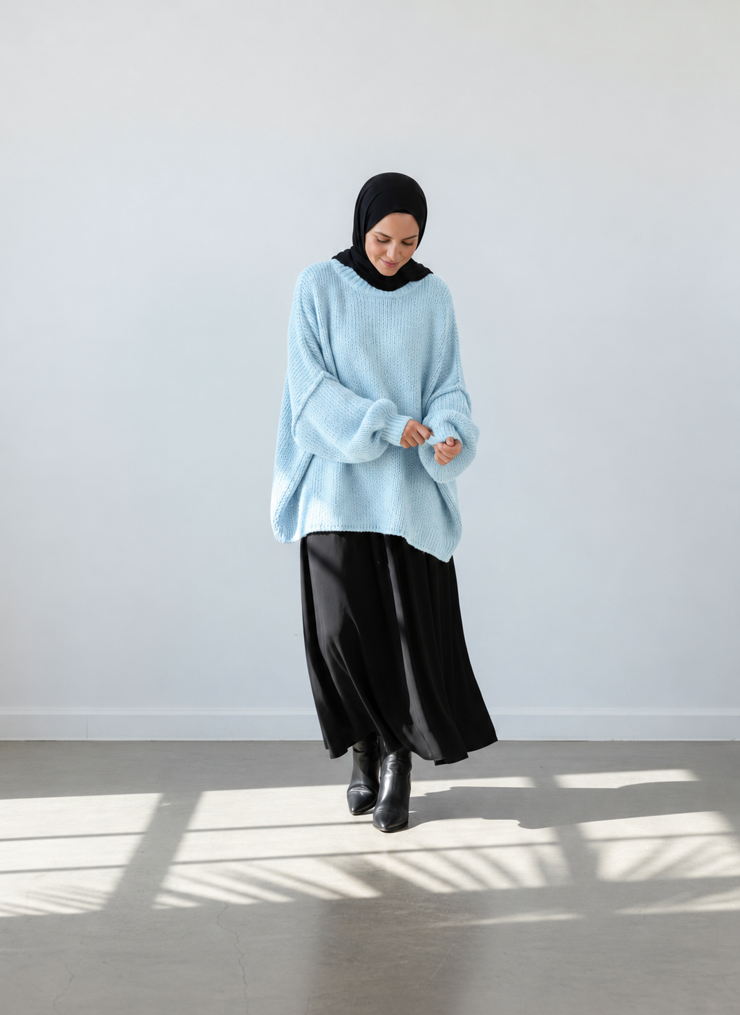 Strickpullover Raha - Blau