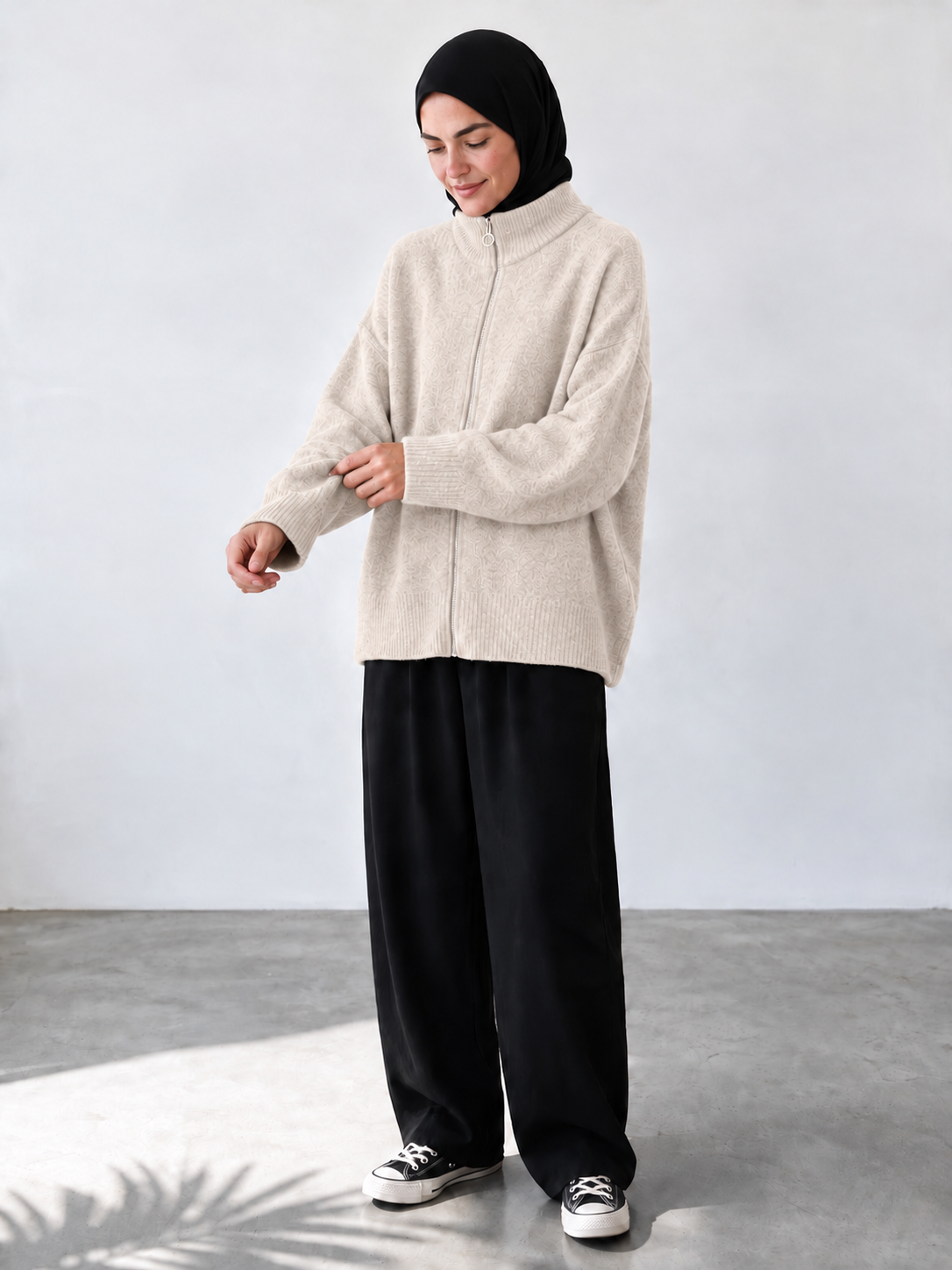 Strickjacke Rabia - Beige