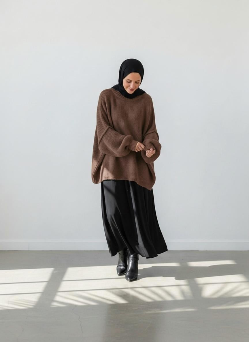 Strickpullover Raha - Nougat