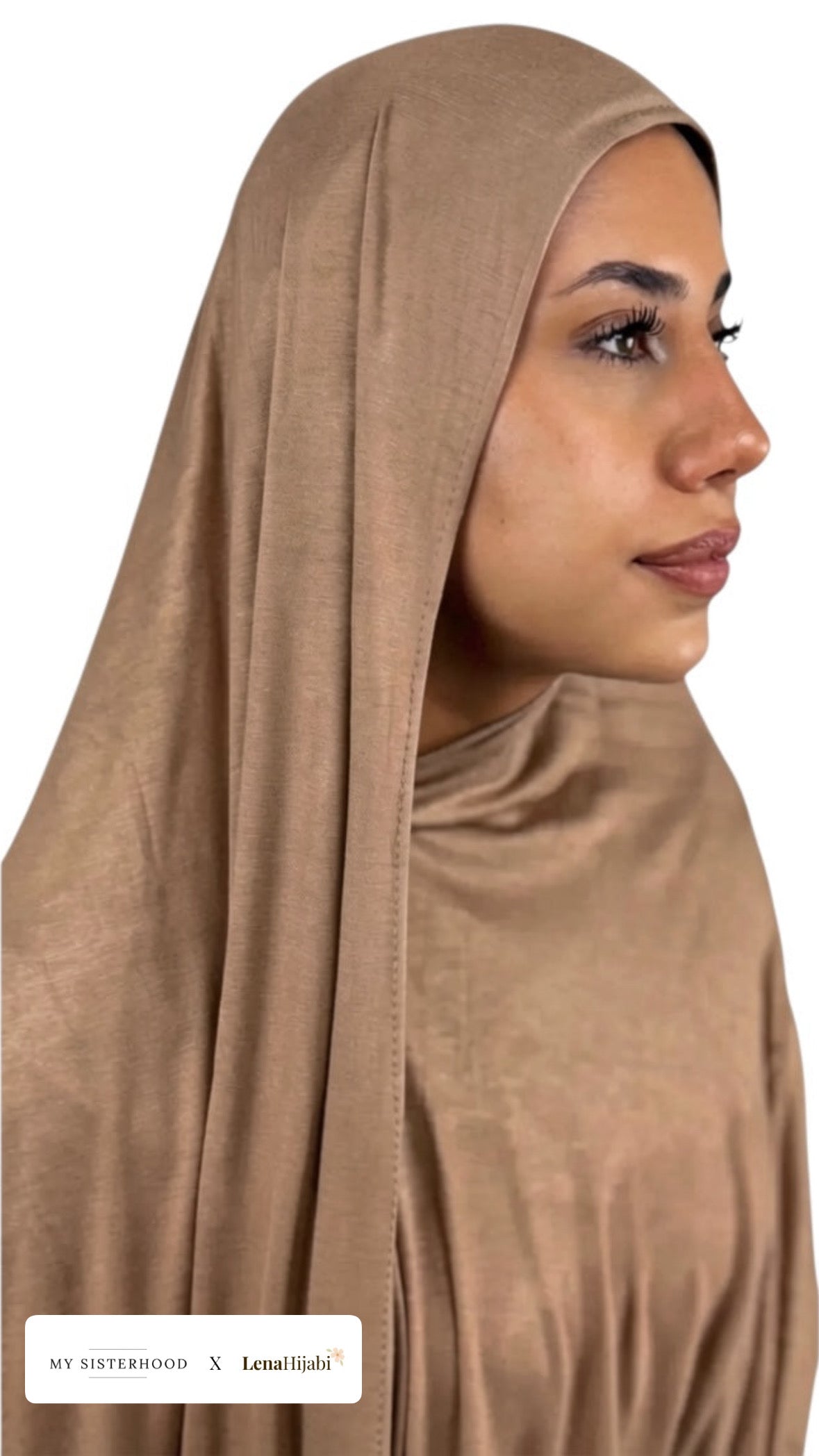 Bambus Touch Premium Hijab - My Sisterhood x Lenahijabi‘s Caramell