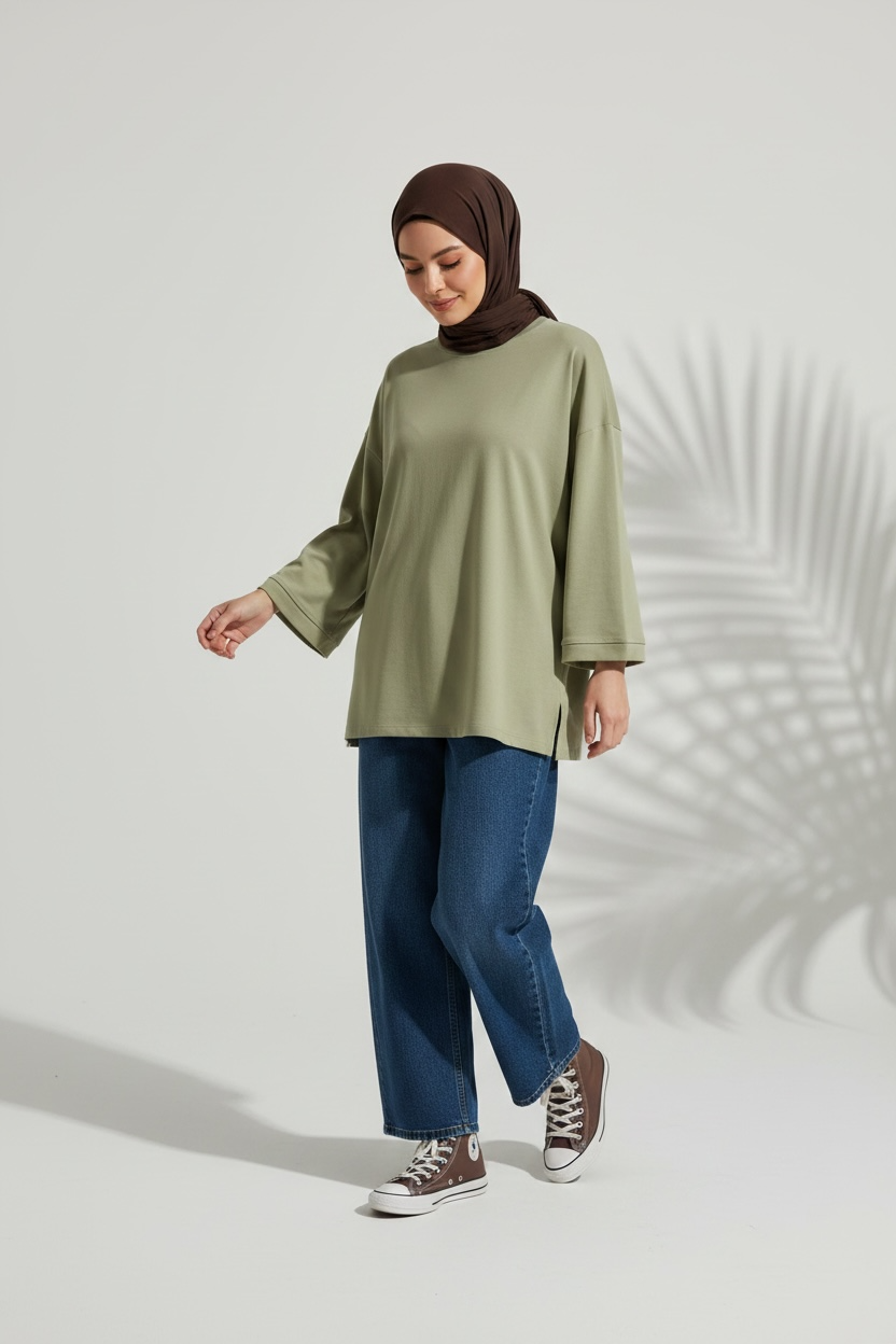 Oberteil Nayla - Dark Pistachio