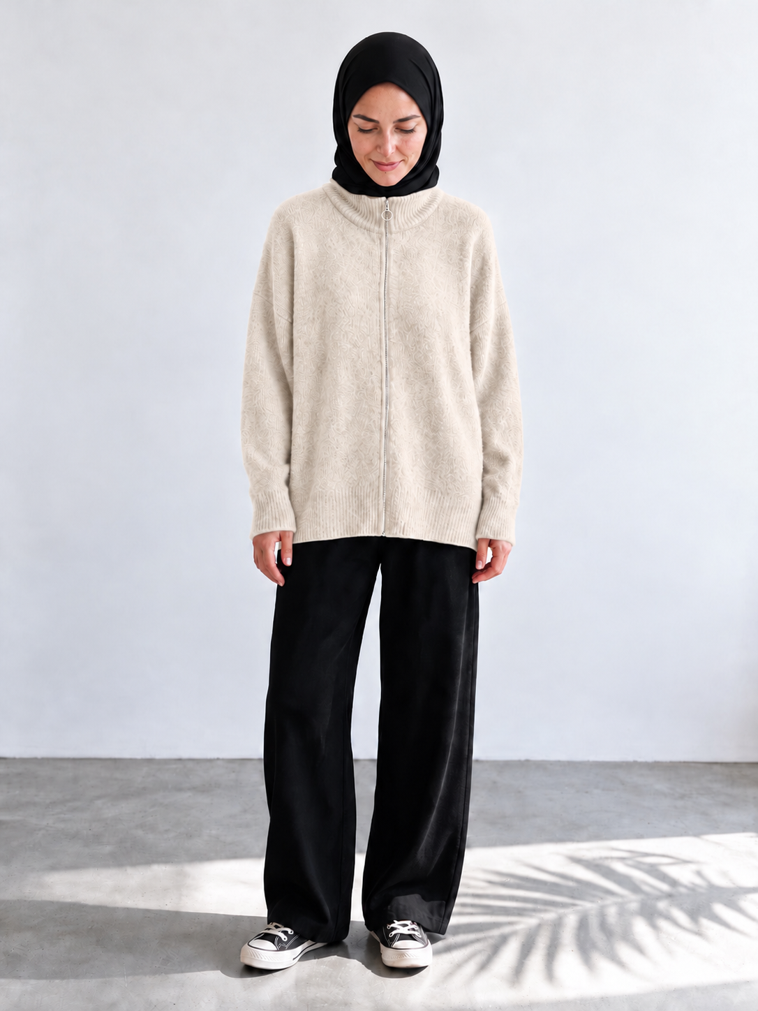 Strickjacke Rabia - Beige