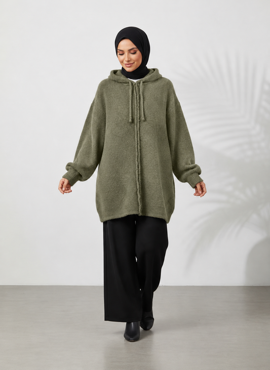 Strickpullover Lamis - Olive