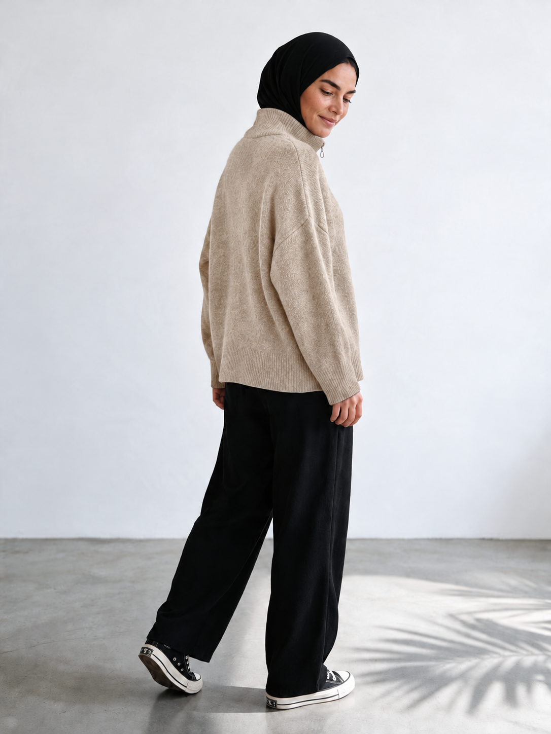 Strickjacke Rabia - Taupe