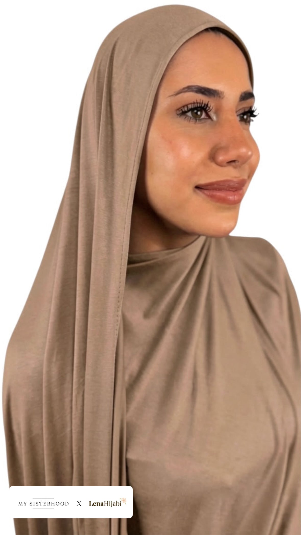 Bambus Touch Premium Hijab - My Sisterhood x Lenahijabi‘s Caramell