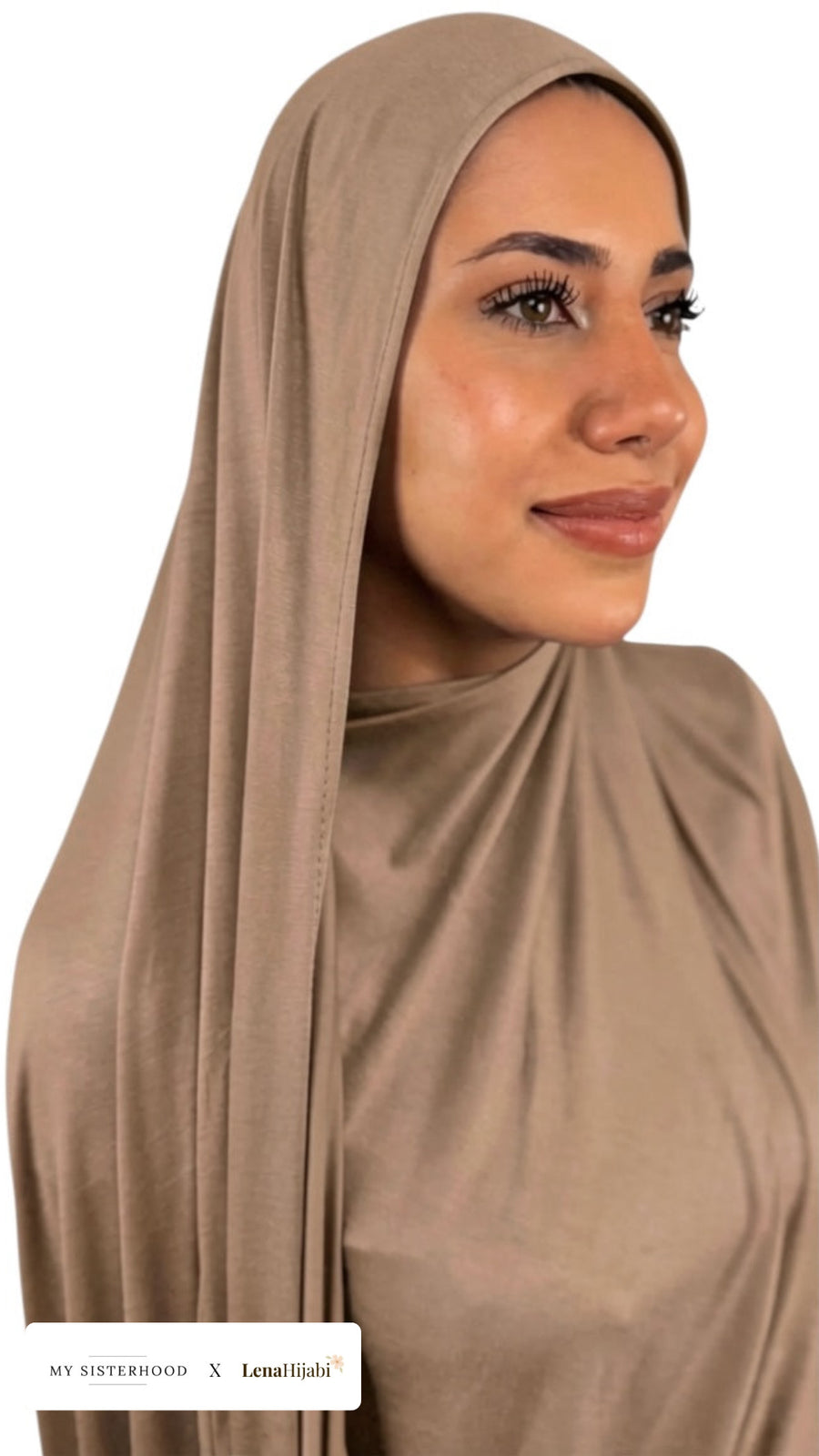 Bambus Touch Premium Hijab - My Sisterhood x Lenahijabi‘s Caramell