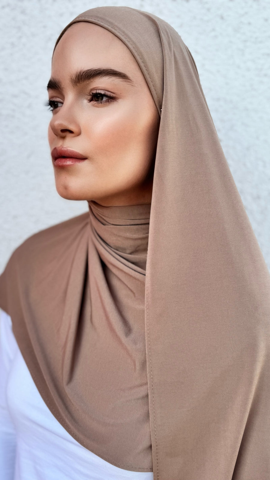 Premium Jersey Hijab - Altrosa