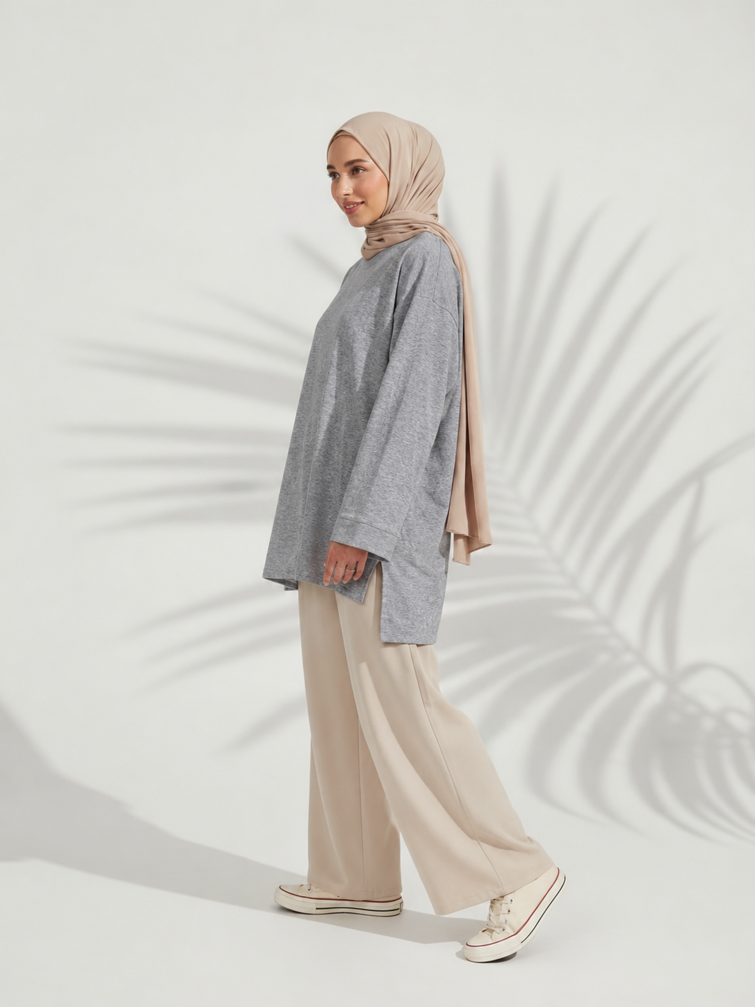 🌿Oberteil Nani - Light Grey