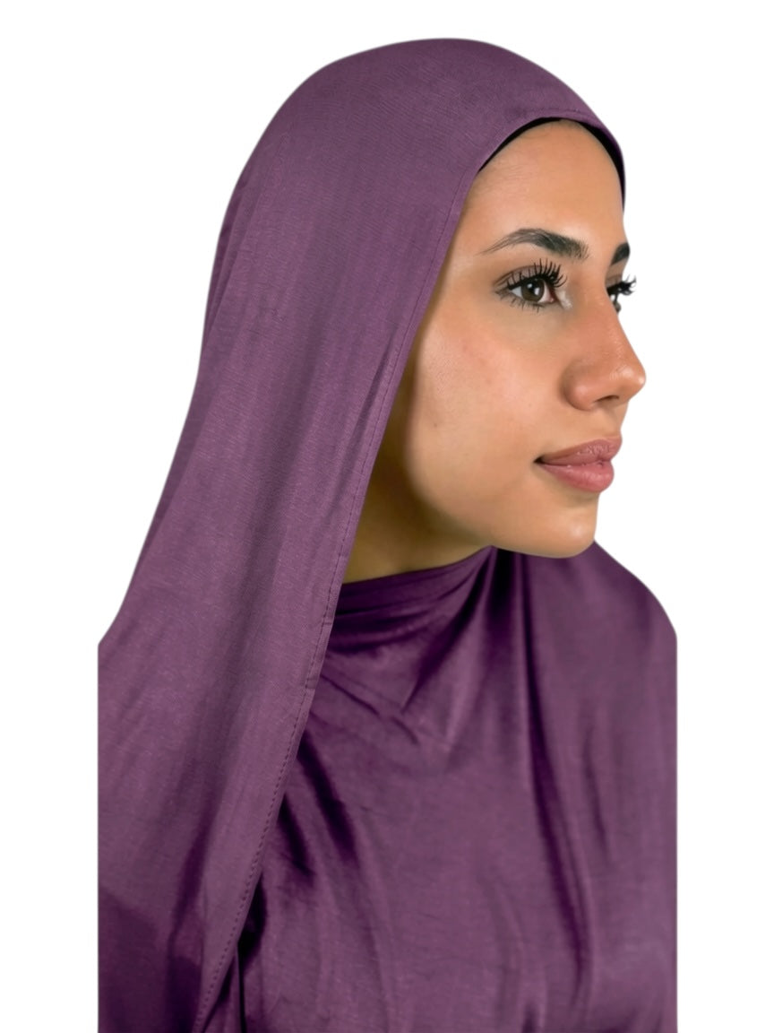 Bambus Touch Premium Hijab - Mulberry