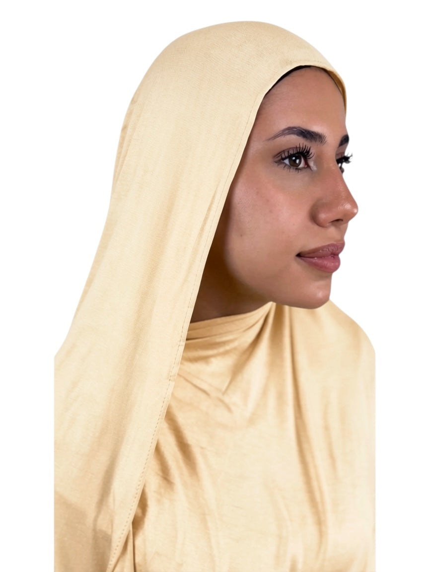 Bambus Touch Premium Hijab - Soft Butter Lemon