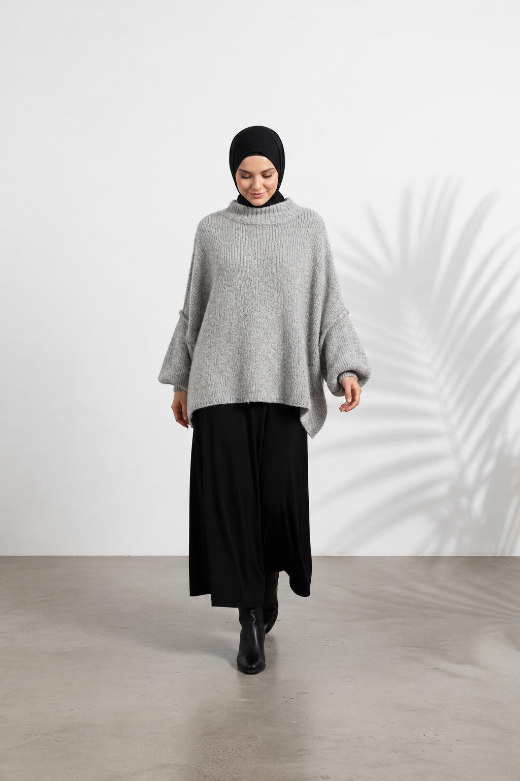 Strickpullover Raha - Light Grey