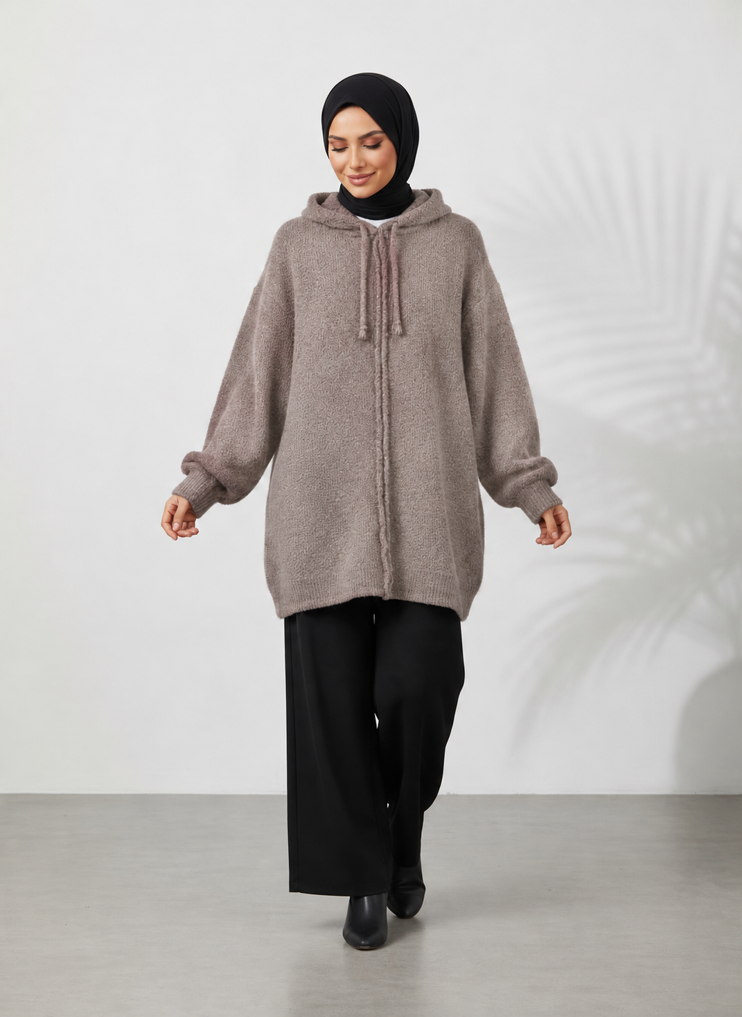 Strickpullover Lamis - Taupe