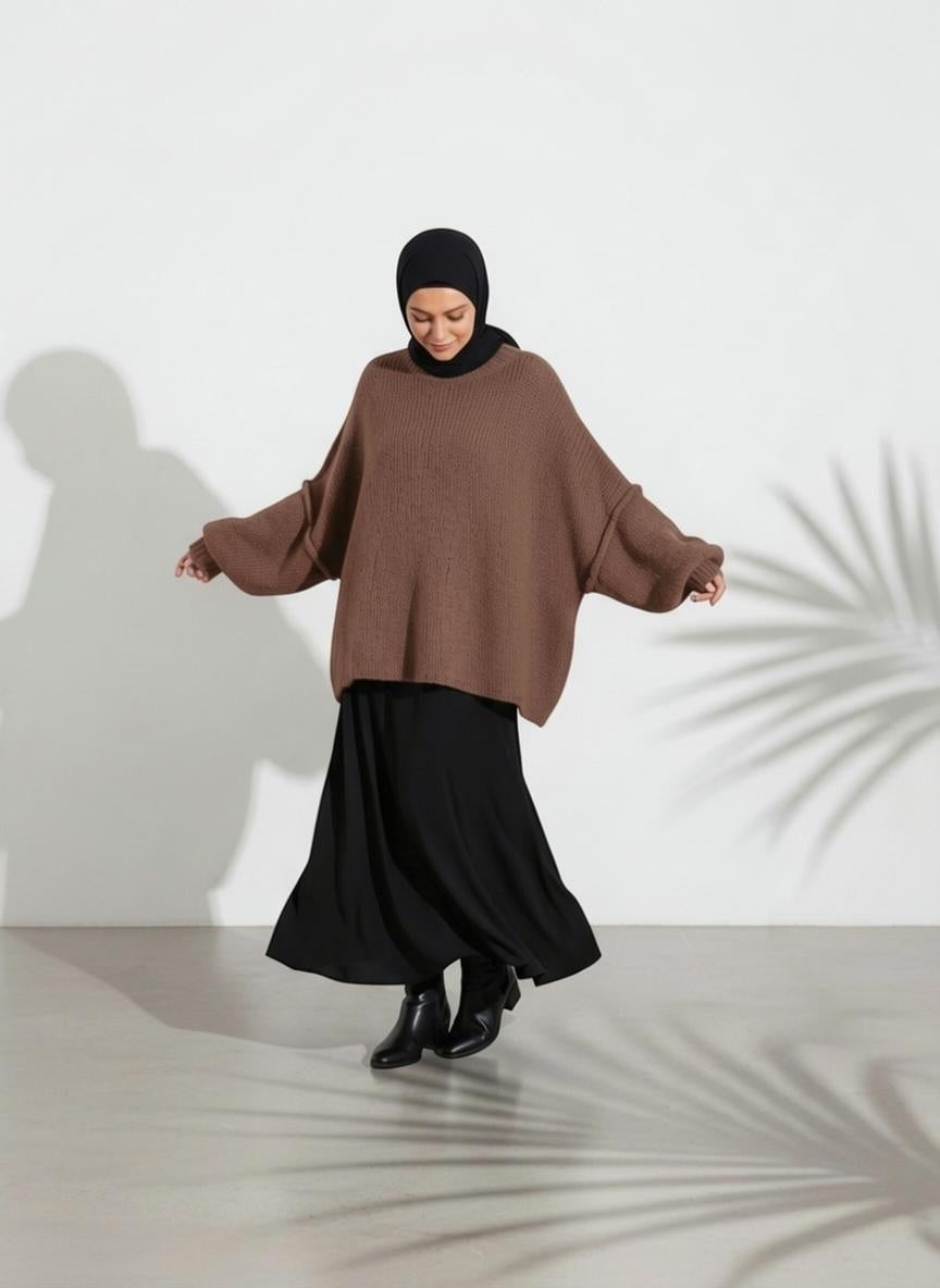 Strickpullover Raha - Nougat