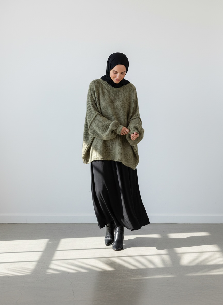 Strickpullover Raha - Olive