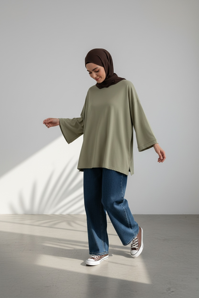 Oberteil Nayla - Dark Pistachio
