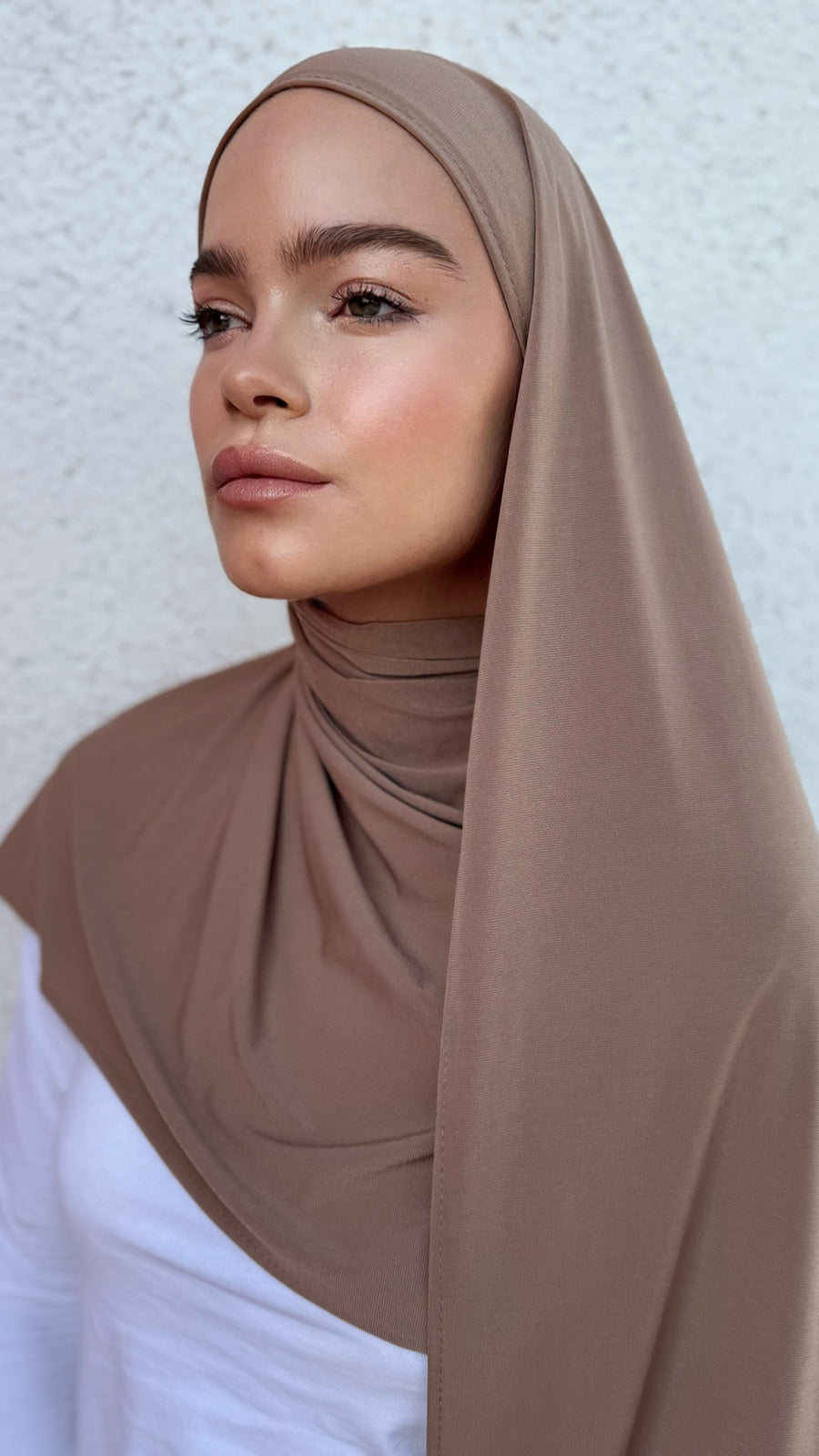 Premium Jersey Hijab - Bronzing Brown