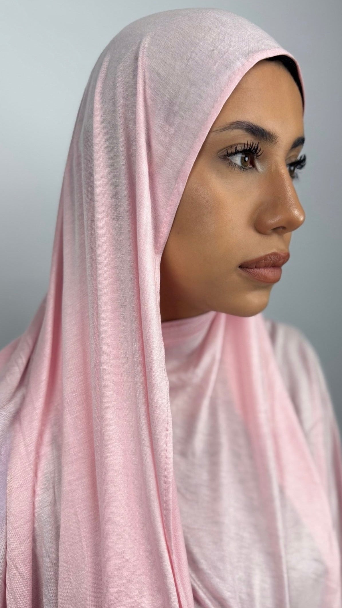 Bambus Premium Jersey Hijab - Rose