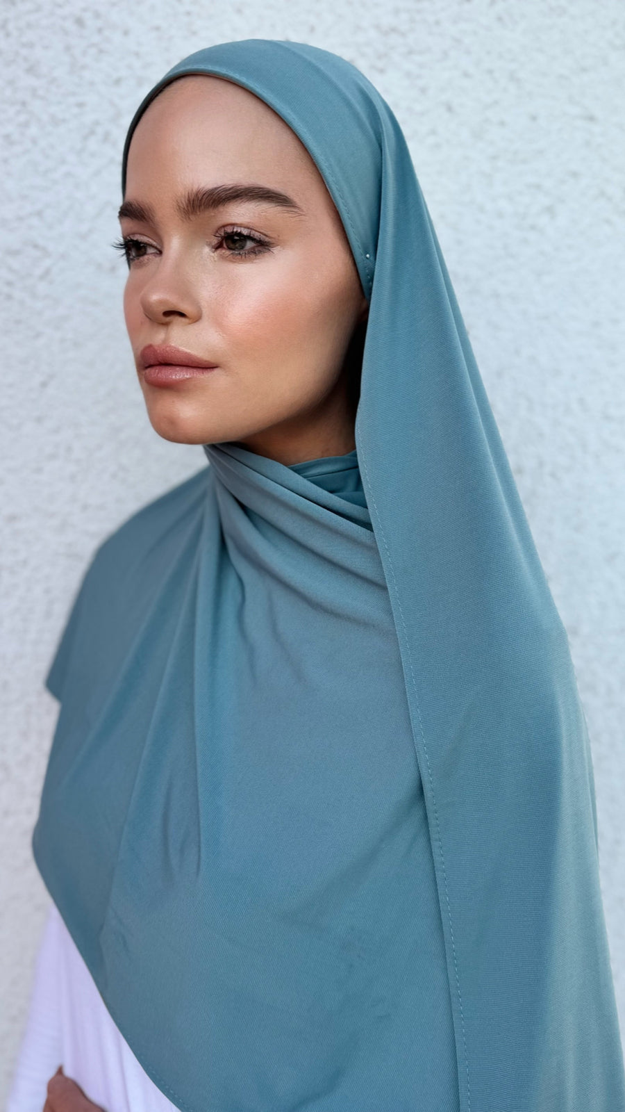 Premium Jersey Hijab - Sky Blue