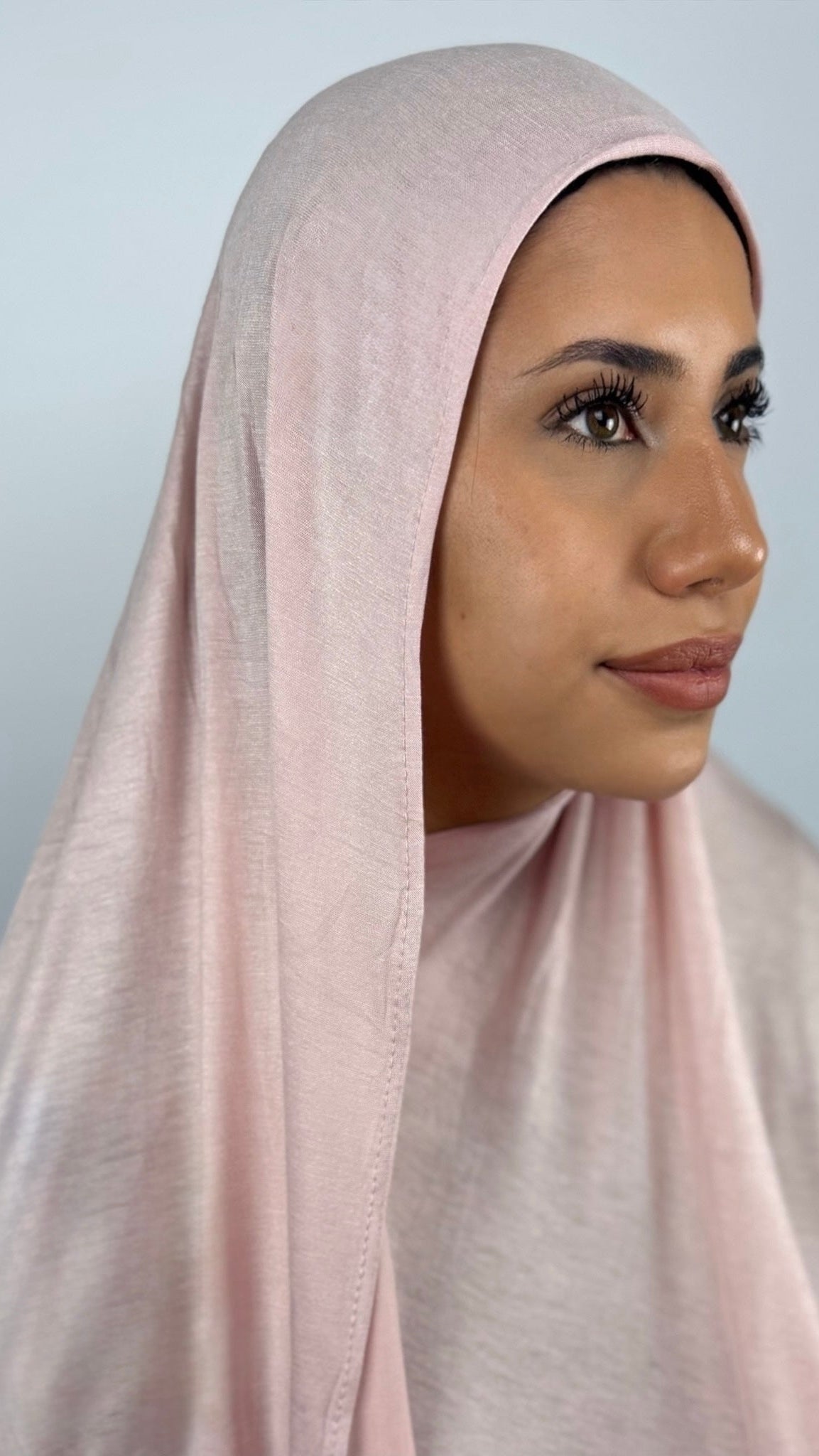 Bambus Premium Jersey Hijab - Blush Rose