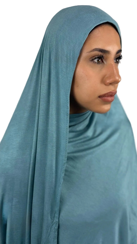 Bambus Touch Premium Jersey Hijab - Sky Blue