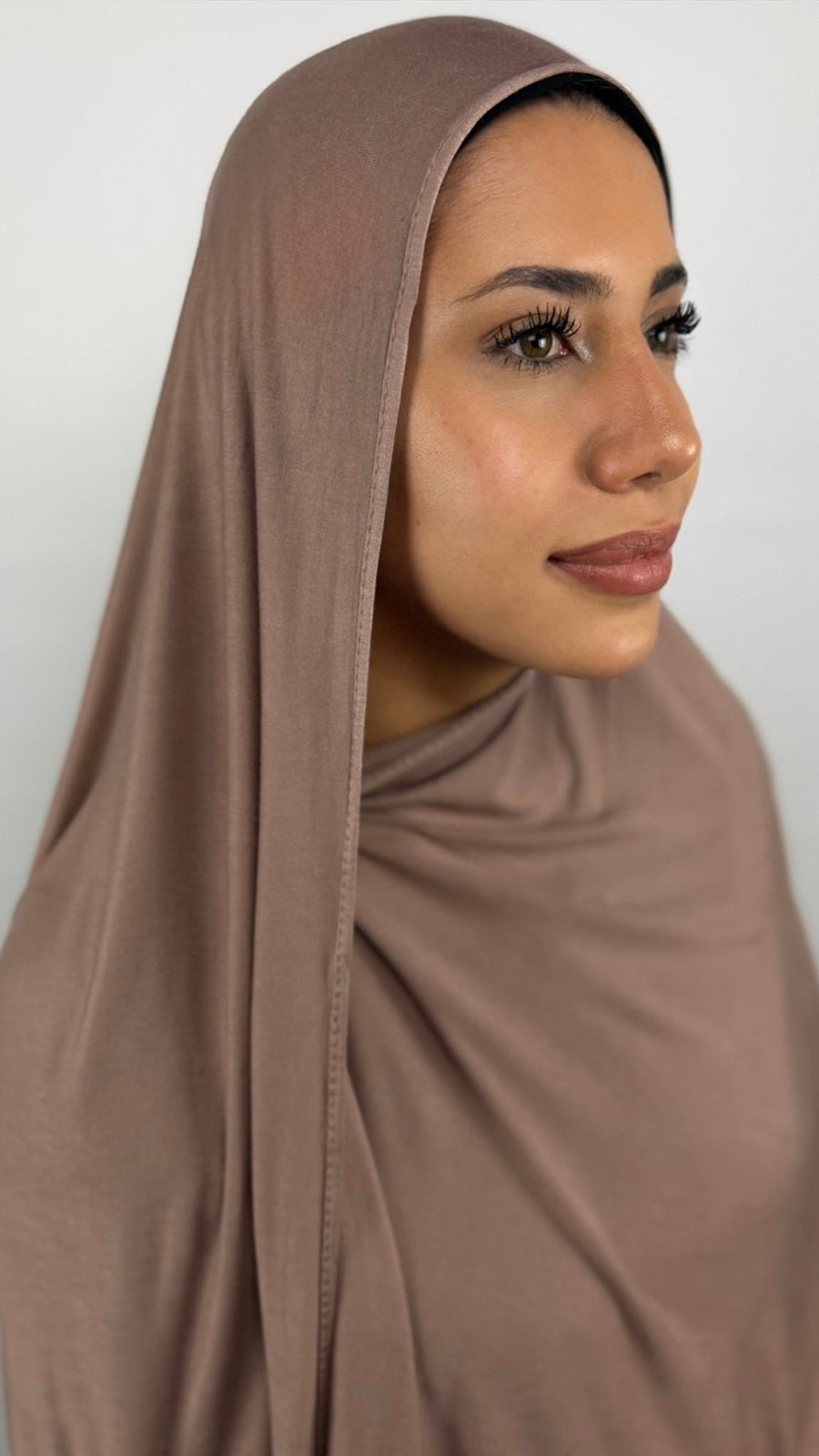 Bambus Touch Premium Jersey Hijab - Bronzing Brown