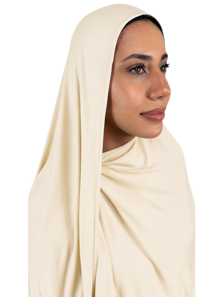 Bambus Touch Premium Hijab - Vanilla