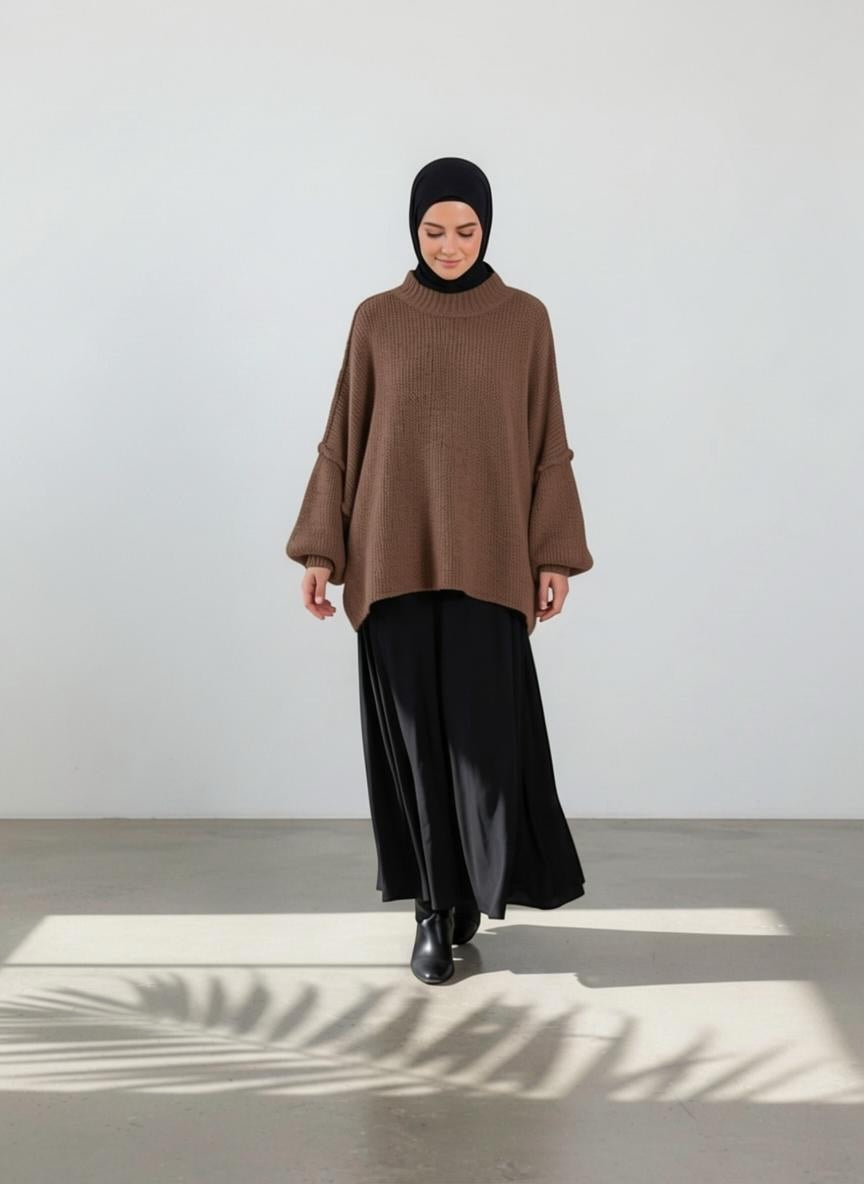 Strickpullover Raha - Nougat