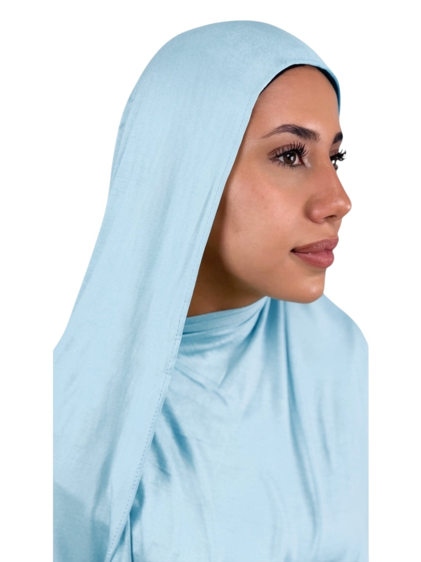 Bambus Touch Premium Hijab - Arctic Blue