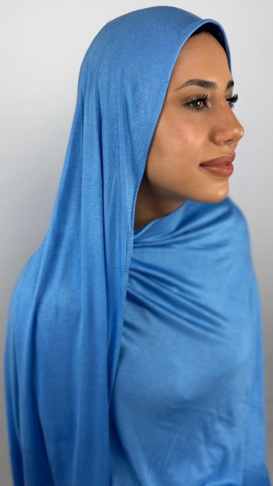 Bambus Premium Jersey Hijab - Ocean